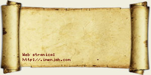 Adam Stanić vizit kartica